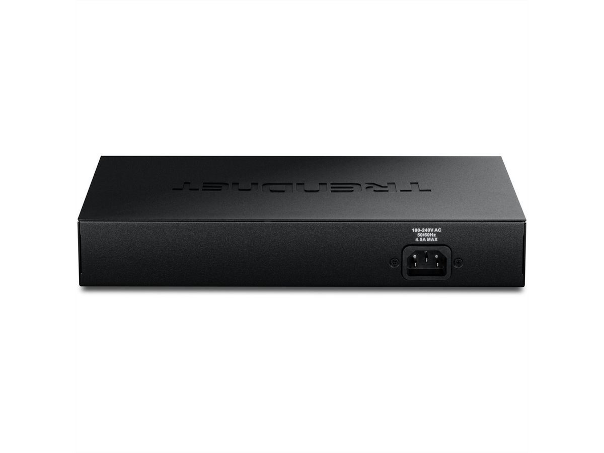 TRENDnet TPE-BG5062 Switch PoE++ 2,5G GaN à 6 ports, avec ports SFP+ 10G (240W)