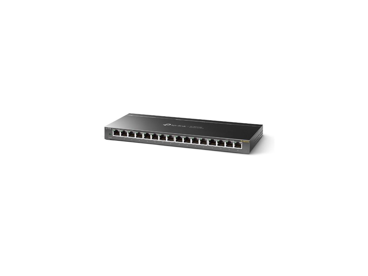 TP-Link TL-SG116E Non-géré L2 Gigabit Ethernet (10/100/1000) Noir