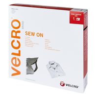 VELCRO® Crochets & velours 20mmx25m noir, bande à coudre