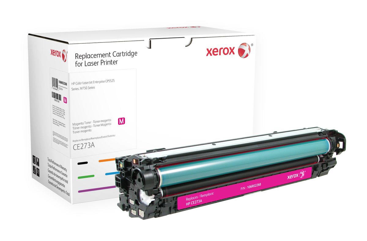Xerox Toner magenta. Equivalent à HP CE273A. Compatible avec HP Colour LaserJet CP5525