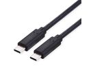VALUE Câble USB 2.0, C–C, M/M, 100W, noir, 2 m