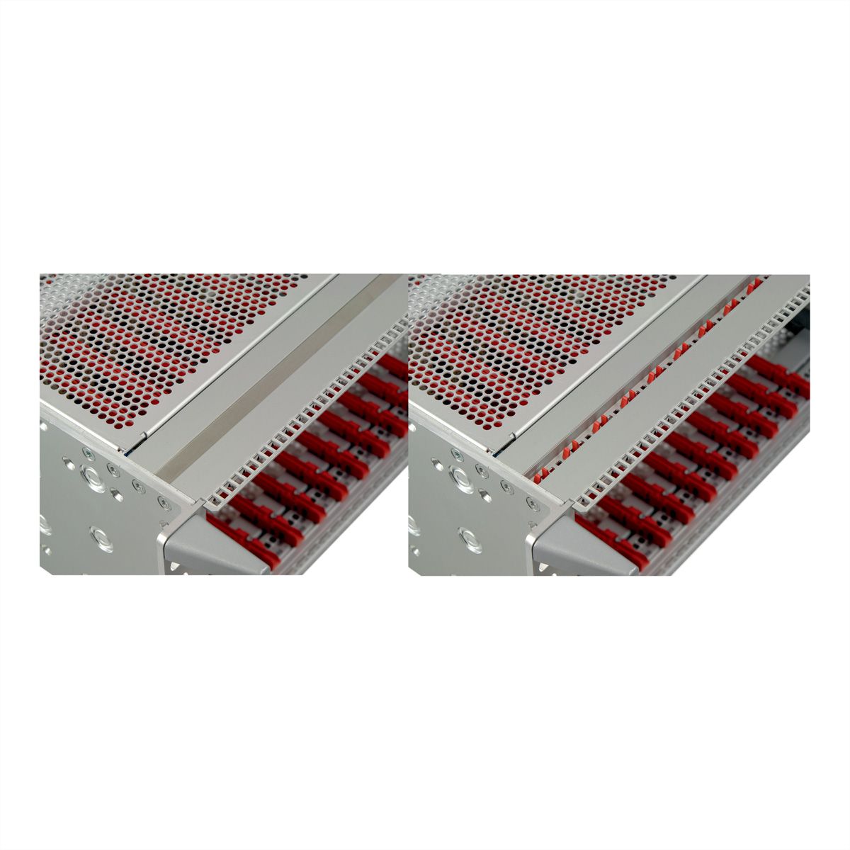 Bande perforée pour rail horizontal SCHROFF, 40 CV