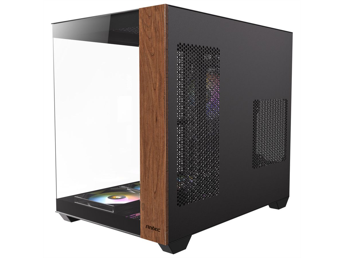 ANTEC CX800 ARGB_B Wood Boîtier PC Midi Tower Black ATX