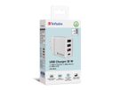 VERBATIM Chargeur USB mural 4 ports 30 W blanc
