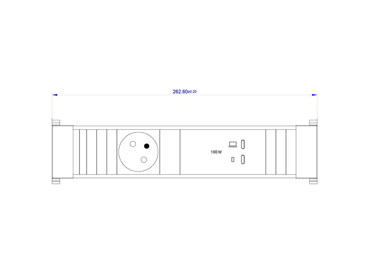 BACHMANN CONFERENCE M 1xUTE, 1xUSB C/C 100W