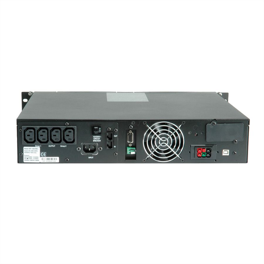 ROLINE ProSecure III 1000 RM2UH, noir