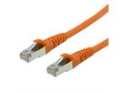 Cordon Cat.6A (Class EA) FTP AWG26, orange, 15 m