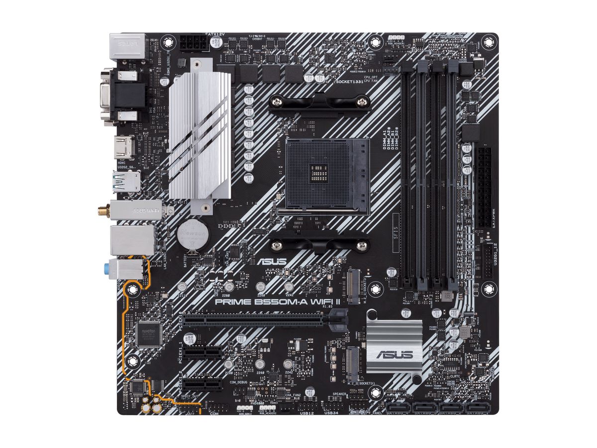 ASUS PRIME B550M-A WIFI II AMD B550 Emplacement AM4 micro ATX
