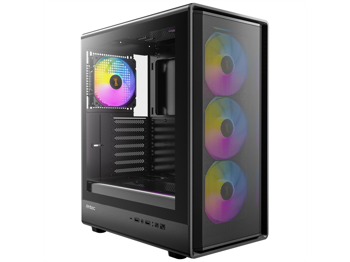 ANTEC Performance P6 Neo ARGB Boîtier PC ATX Midi Tower, noir