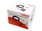 ROLINE Câble prolongateur actif USB 3.2 Gen 1, noir, 20 m