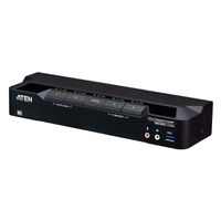 ATEN CS1924A Commutateur KVMP™ DisplayPort 8K USB 3.0 à 4 ports (câbles inclus)