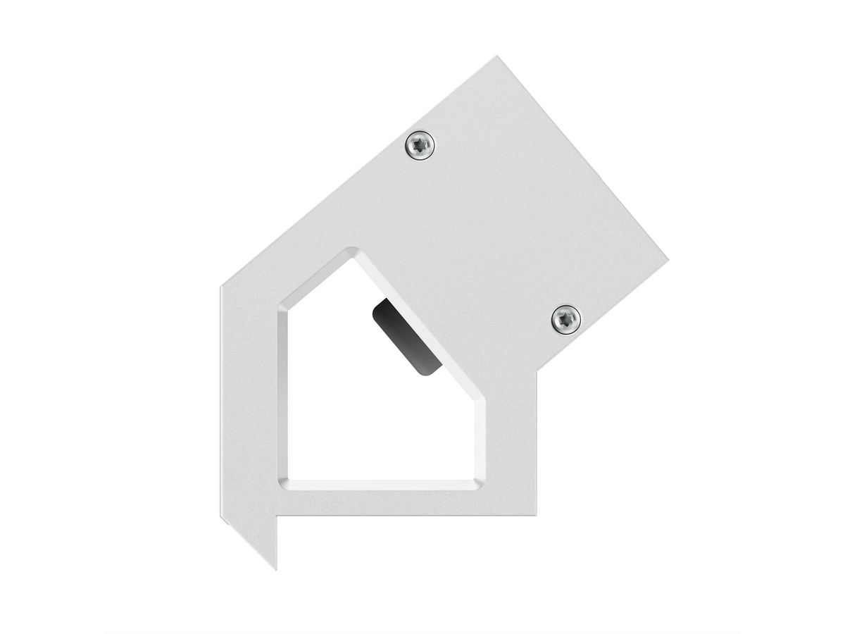 BACHMANN DESK2 ALU WHITE 2xUTE, 1xUSB C/C 45W L=0,2m RAL9010