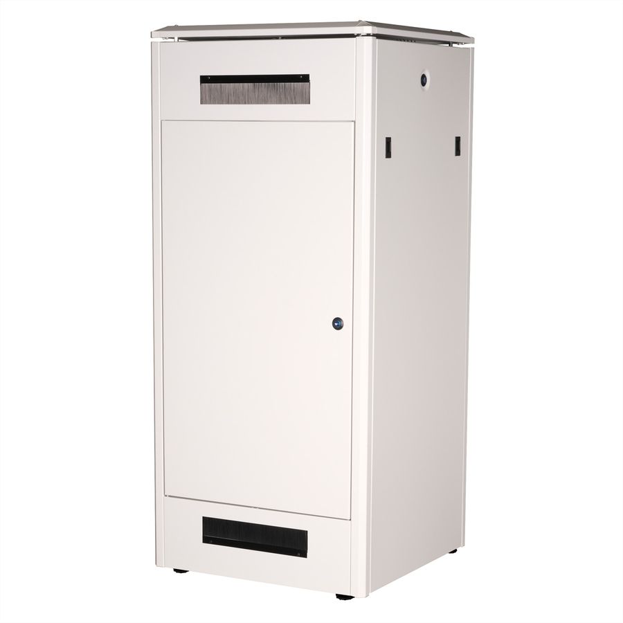 ROLINE 19" Baie réseau Pro 26U, 600x600 LxP Porte verre gris