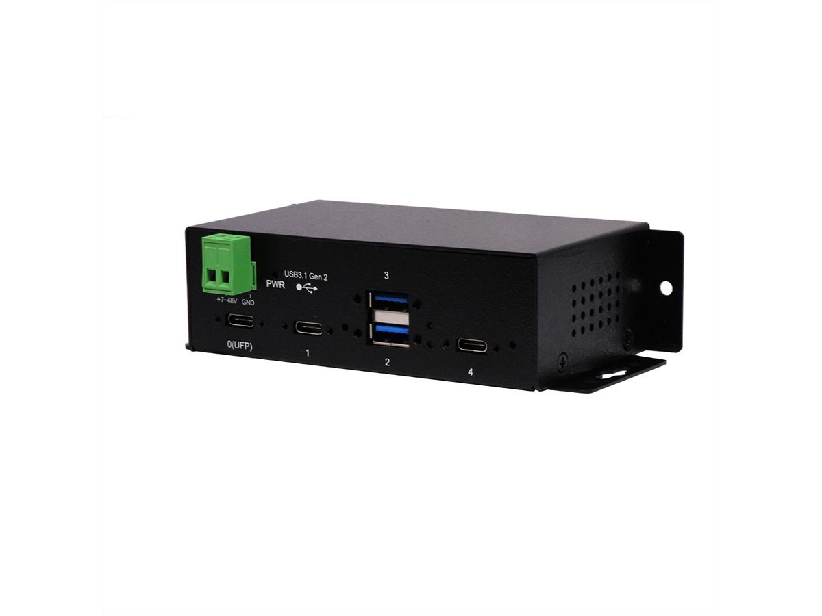 EXSYS EX-1274HMV Hub métal USB 3.2 Gen2, 4 ports