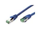 ROLINE RM Cordon Cat.6A S/FTP(PiMF), bleu, 0,3 m