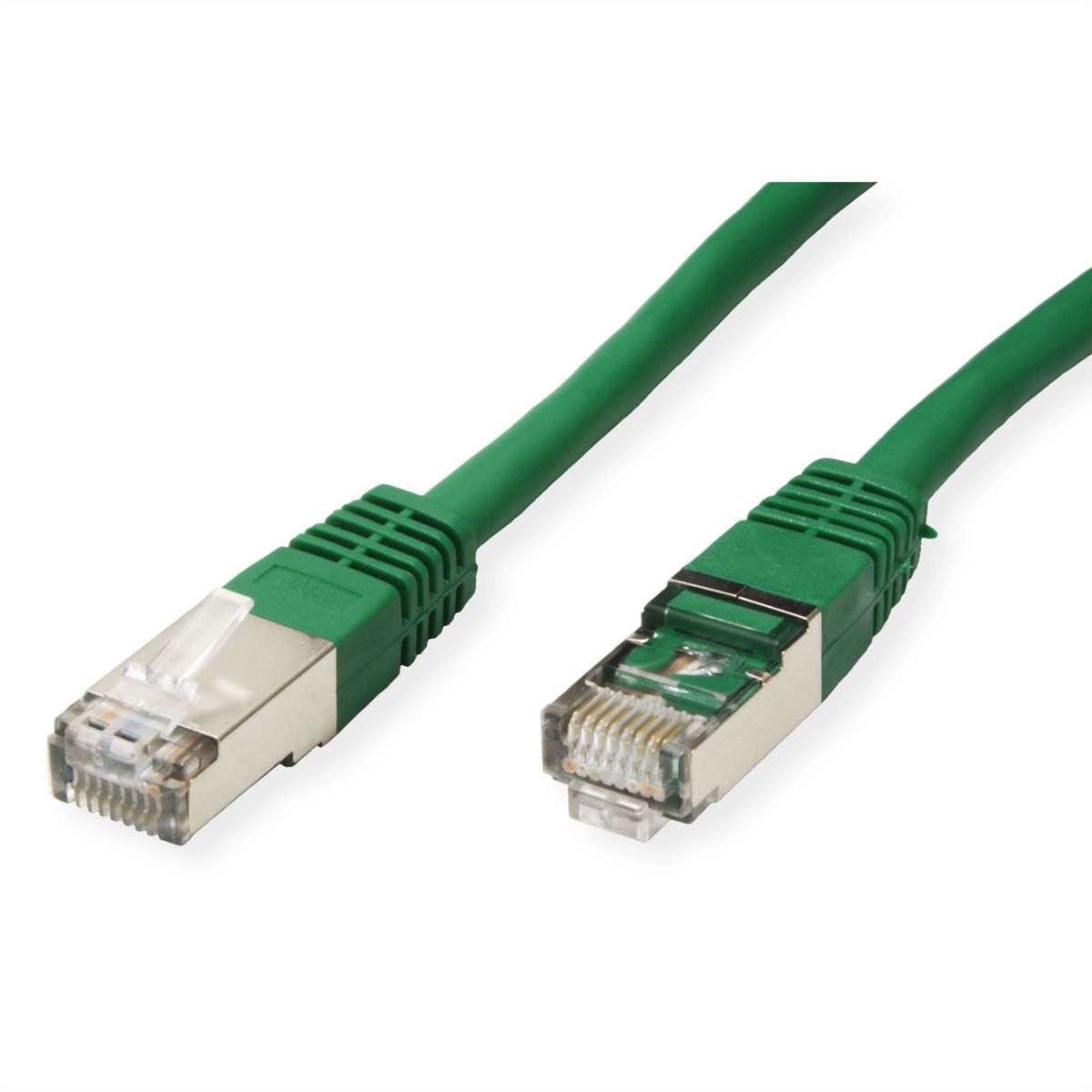 Cordon VALUE Cat.6 (Classe E) S/FTP (PiMF), vert, 2 m