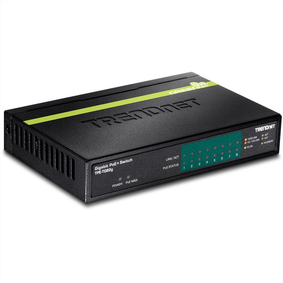 TRENDnet TPE-TG82g Switch PoE+ Gigabit à 8 ports