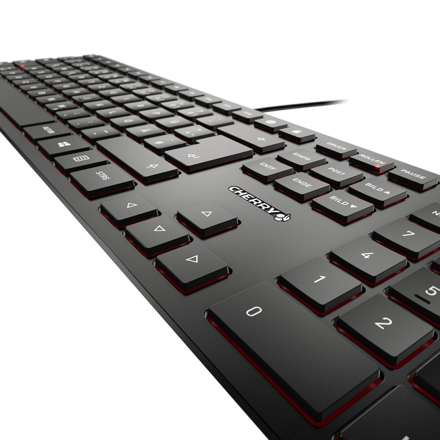 CHERRY KC 6000 Clavier Slim, noir