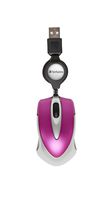 Verbatim Go Mini souris USB Optique 1000 DPI Rose