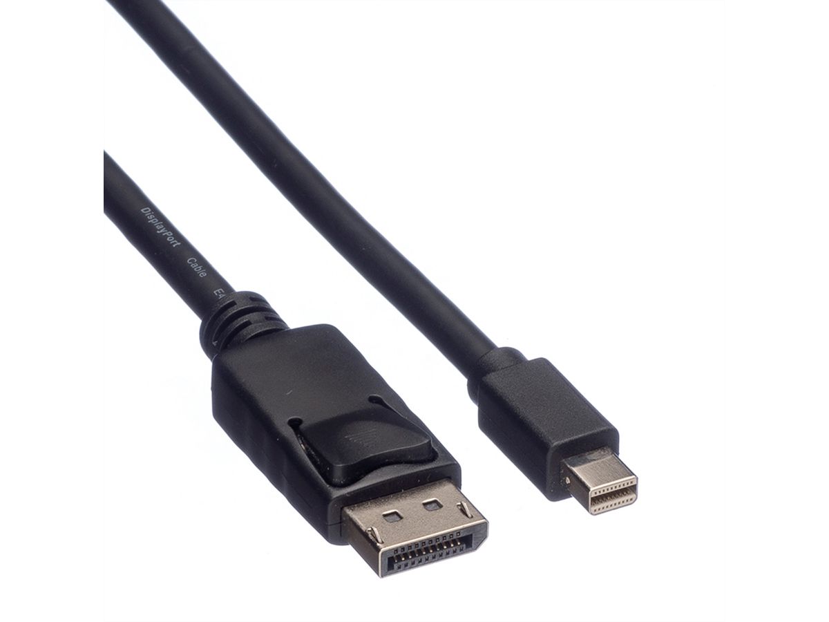 ROLINE Câble DisplayPort DP M - Mini DP M, noir, 1 m