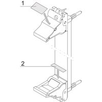 SCHROFF Plug-In Unit Bande d'étiquettes pour poignée IEL, feuille avec 320 pièces. 19 x 4,8 mm