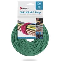 VELCRO® One Wrap® Strap 20mm x 150mm, 100 pièces, vert