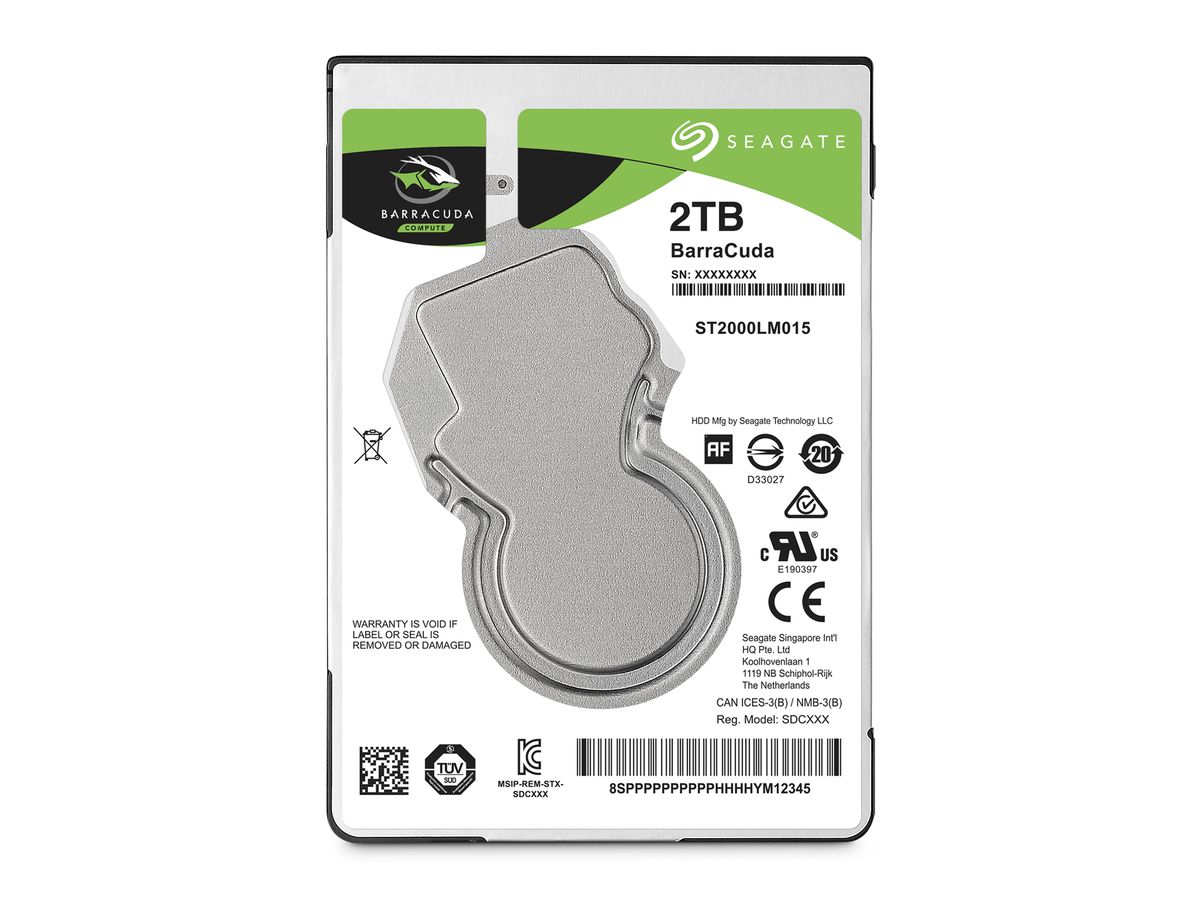 Seagate Barracuda 2.5" 2.5" 2 To Série ATA III