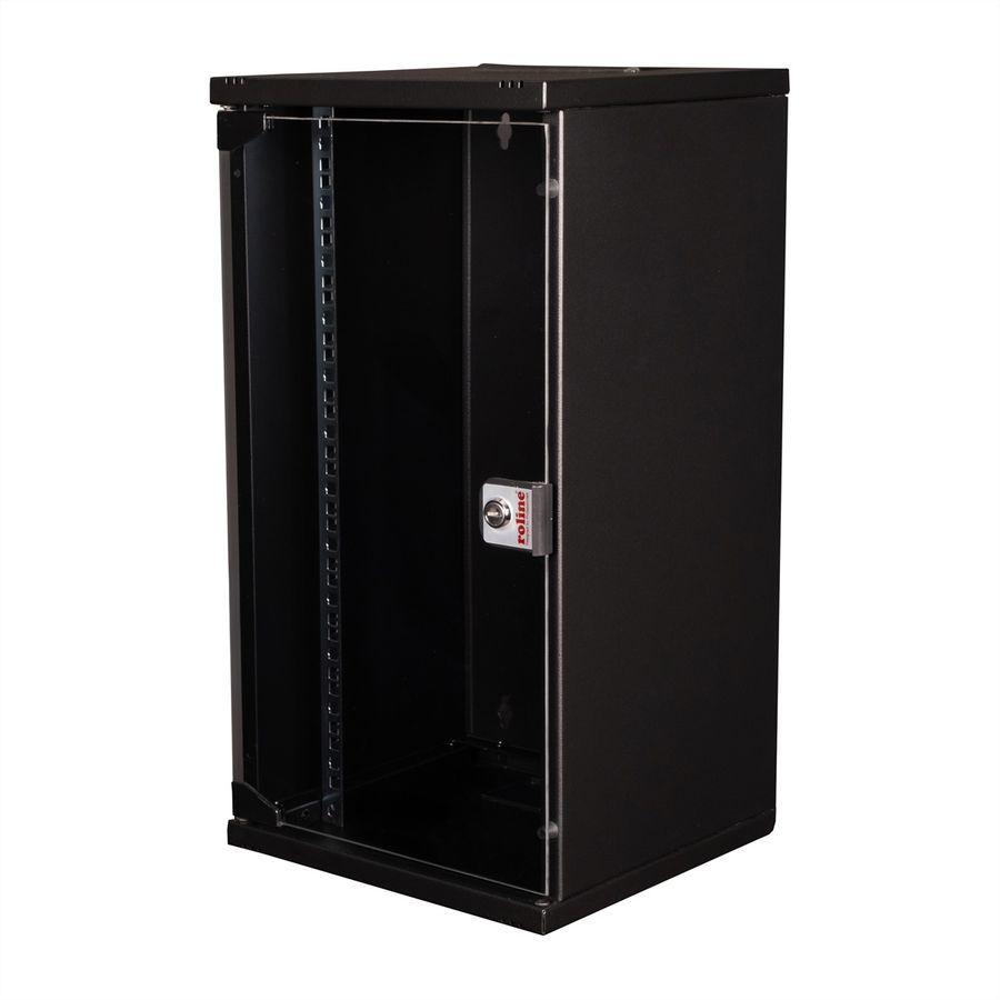ROLINE 10" Boîtier mural 12U, 312x300 LxP  noir