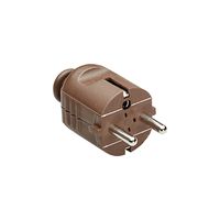 BACHMANN Connecteur 2P+T brun