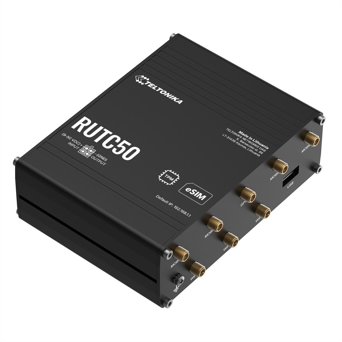 TELTONIKA RUTC50 Routeur WI-FI 6 5G eSIM