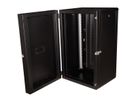 ROLINE 19" Boîtier mural Pro 20U, 600x600 LxP pivotant en 2 parties noir