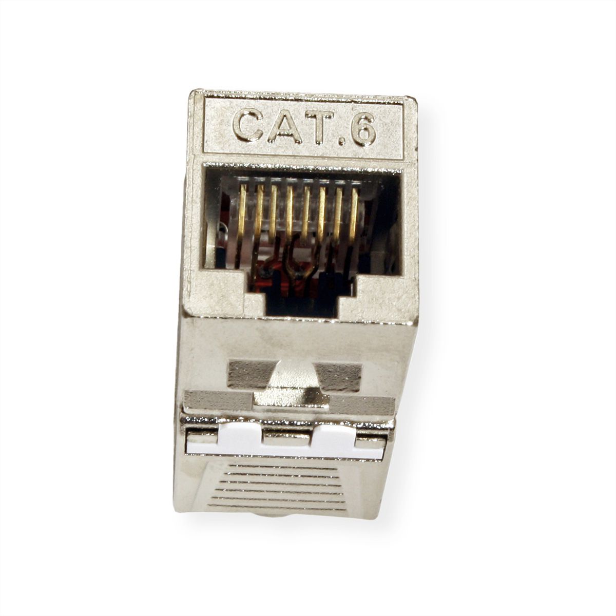 ROLINE Keystone Cat.6 (Classe E) , blindé, sans outil, SLIM, argent