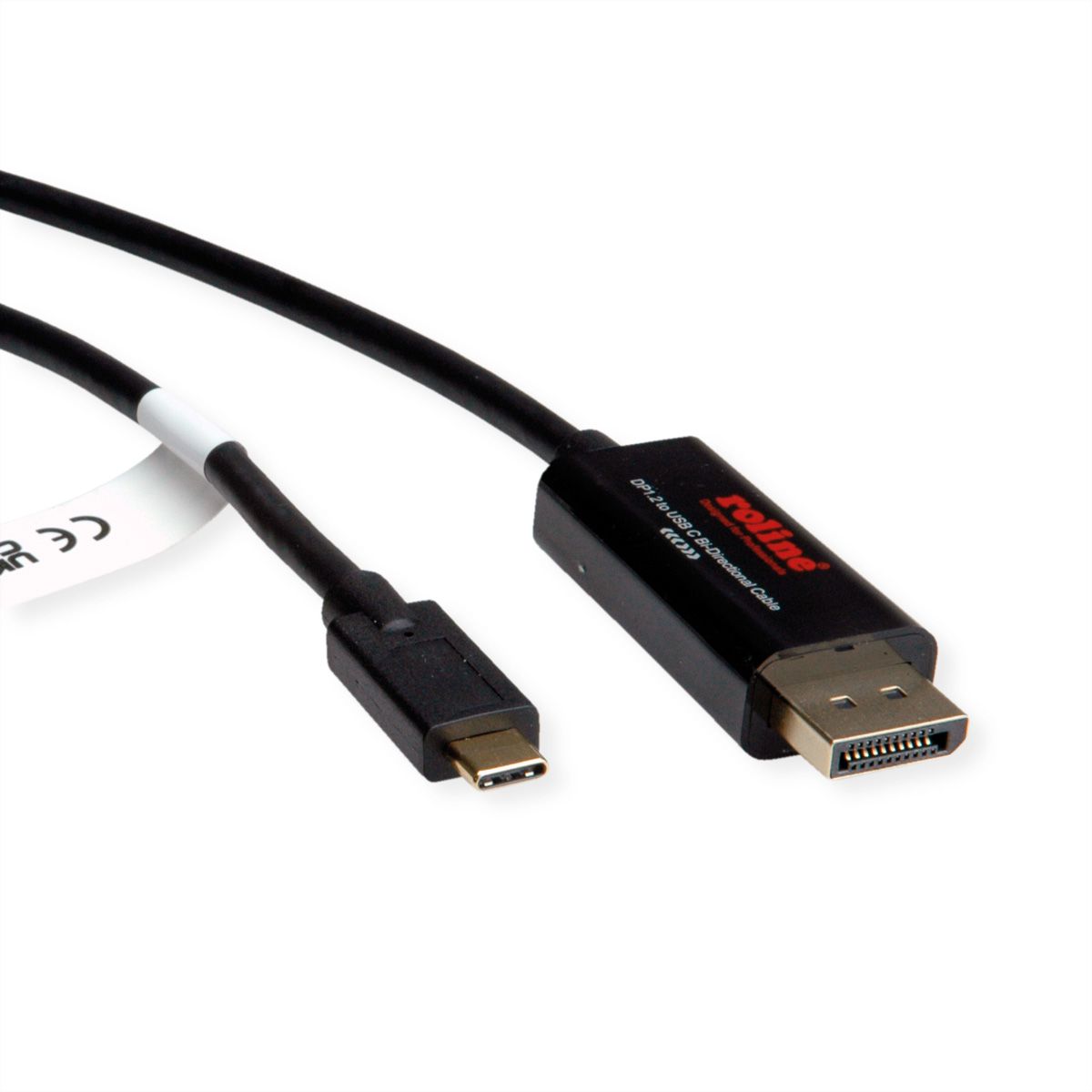 ROLINE Câble adaptateur USB-C - DisplayPort, v1.2, M/M, bidirectionnel, 2 m