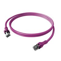 Cordon EasyLan DualBoot PushPull IP20, Cat.6A (Classe EA), S/FTP, violet, 5 m