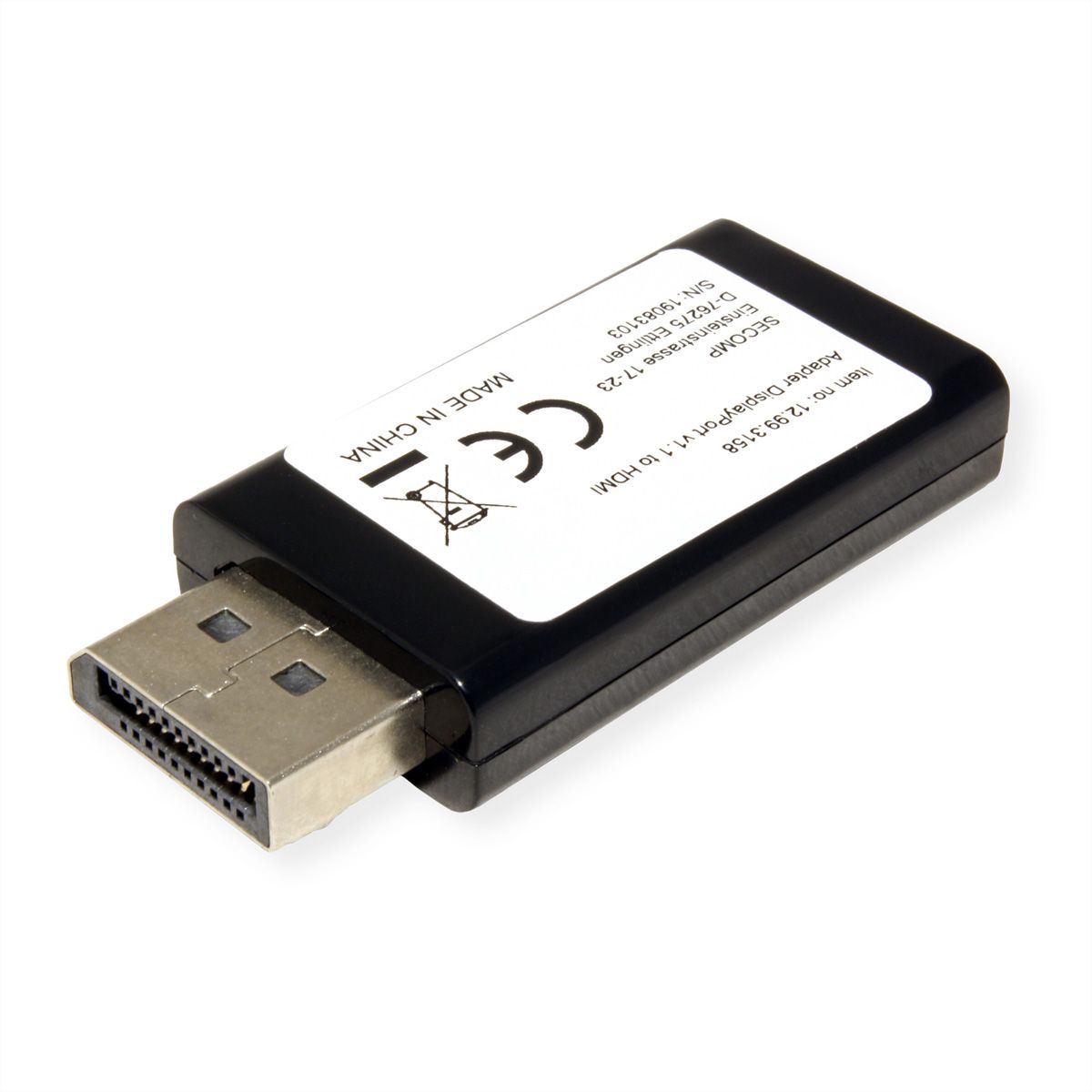 VALUE Adaptateur DisplayPort - HDMI, DP M-HDMI F