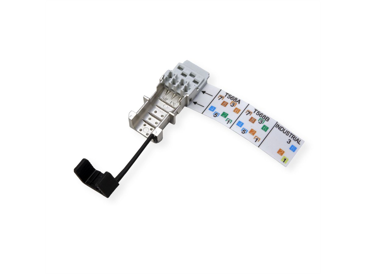 METZ CONNECT E-DAT Industrie IP20, Connecteur RJ45, noir