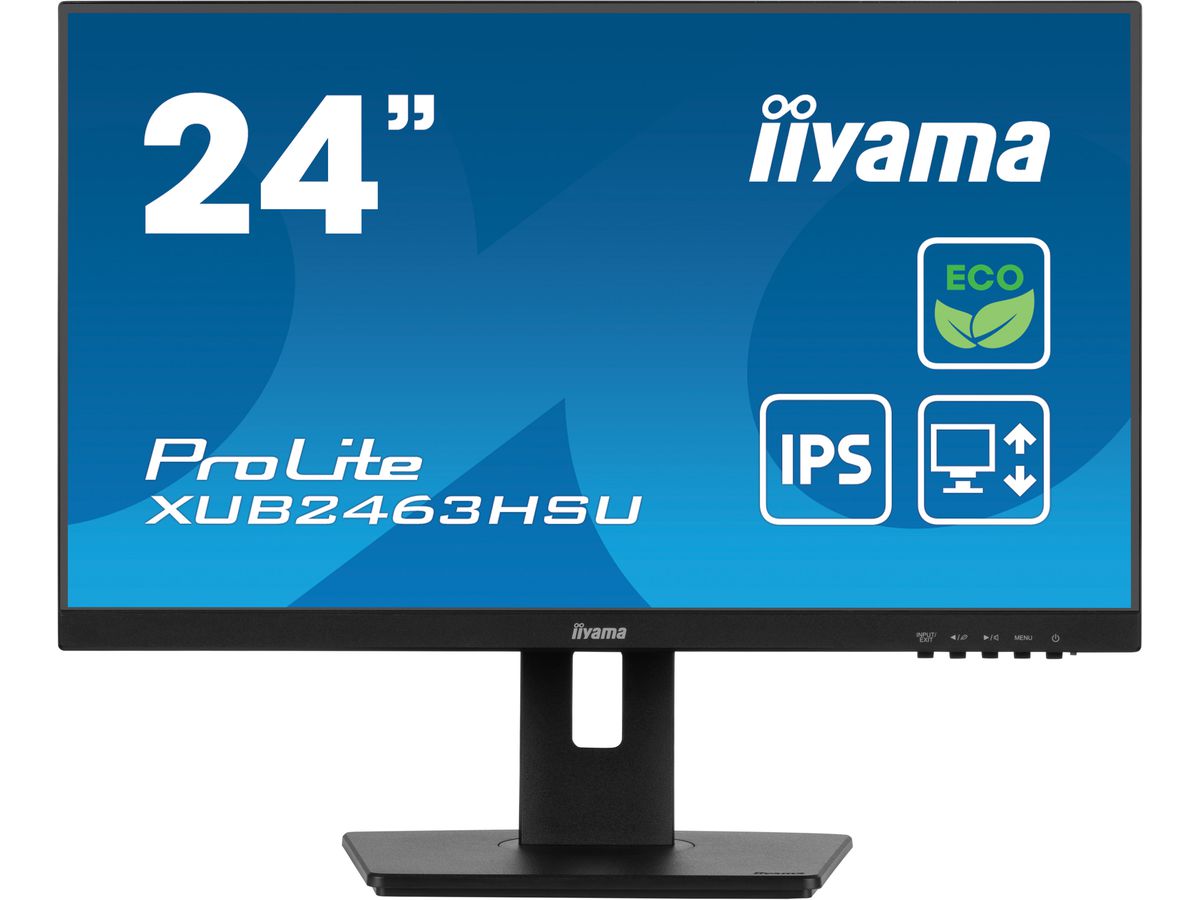 iiyama ProLite XUB2463HSU-B1 écran plat de PC 61 cm (24") 1920 x 1080 pixels Full HD LED Noir