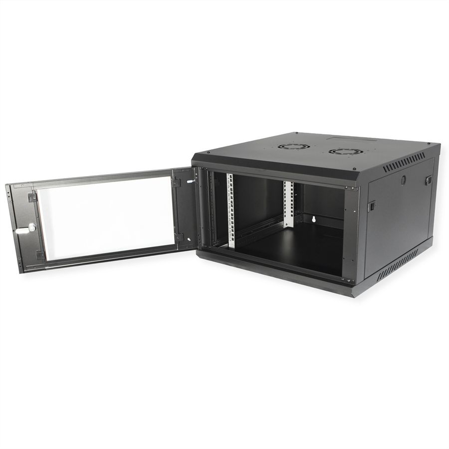 ROLINE 19" Boîtier mural Basic Plus 6U, 600x600 LxP noir
