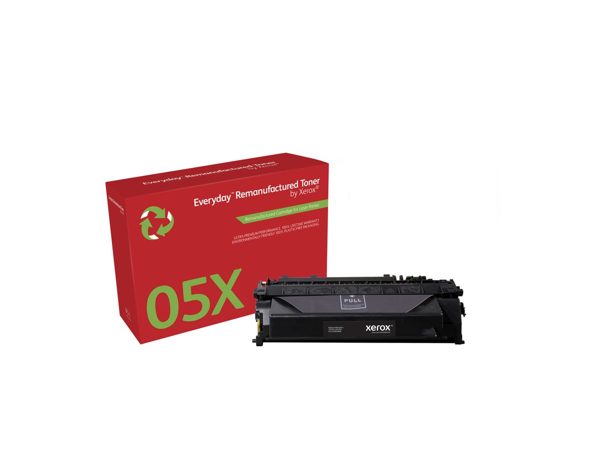 Remanufacturé Everyday Toner Noir de Xerox pour HP 05X (CE505X), Haute capacité