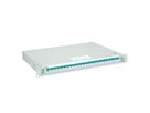 TELEGÄRTNER PROFI V Panneau FO avec coupleurs, 24x LC Duplex, turquoise, OM3