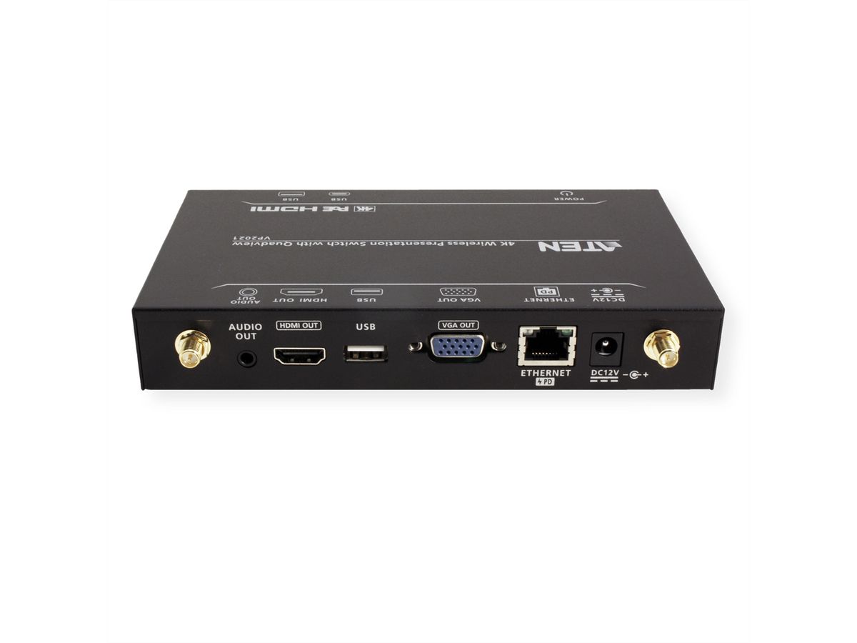 ATEN VP2021 Matrice de présentation sans fil 4K avec quadravision