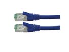 ROLINE RM Cordon Cat.6A S/FTP(PiMF), bleu, 0,3 m