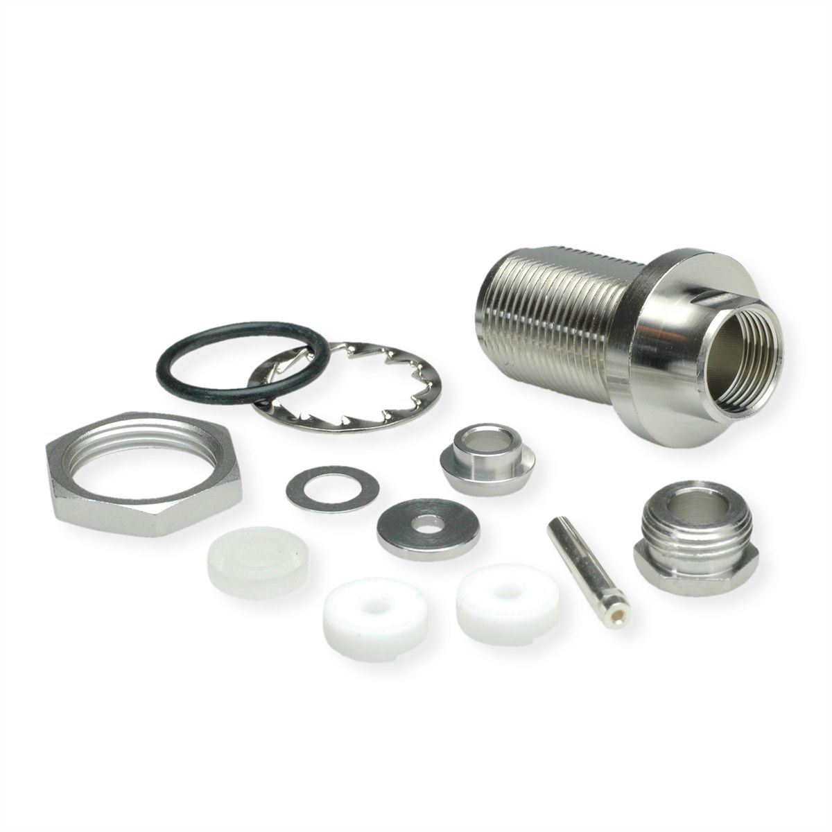 TELEGÄRTNER Douille de montage de câble N pour RG-58C/U, Raccord MIL