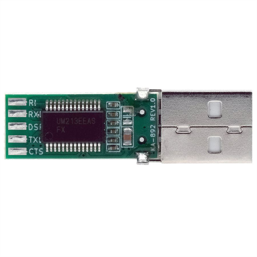 EXSYS EX-13101 Carte de conversion USB vers série 1S RS-232, Chipset FTDI