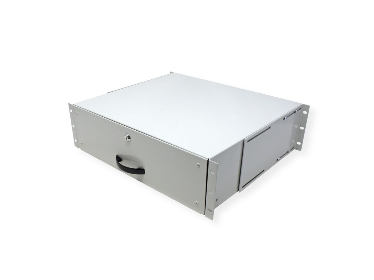 ROLINE 19" Tiroir pour clavier 3U, 400P fermable gris