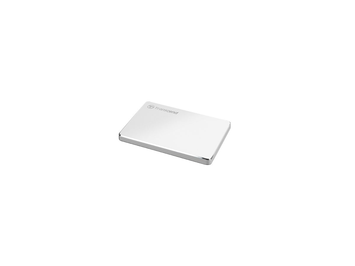 Transcend StoreJet 25C3S disque dur externe 2 To 2.5" USB Type-C 3.2 Gen 1 (3.1 Gen 1) Argent