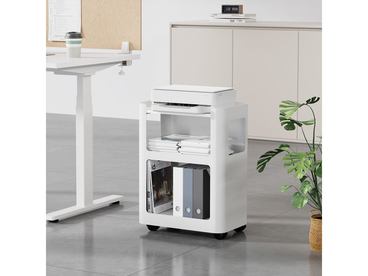 VALUE Desserte mobile, blanc