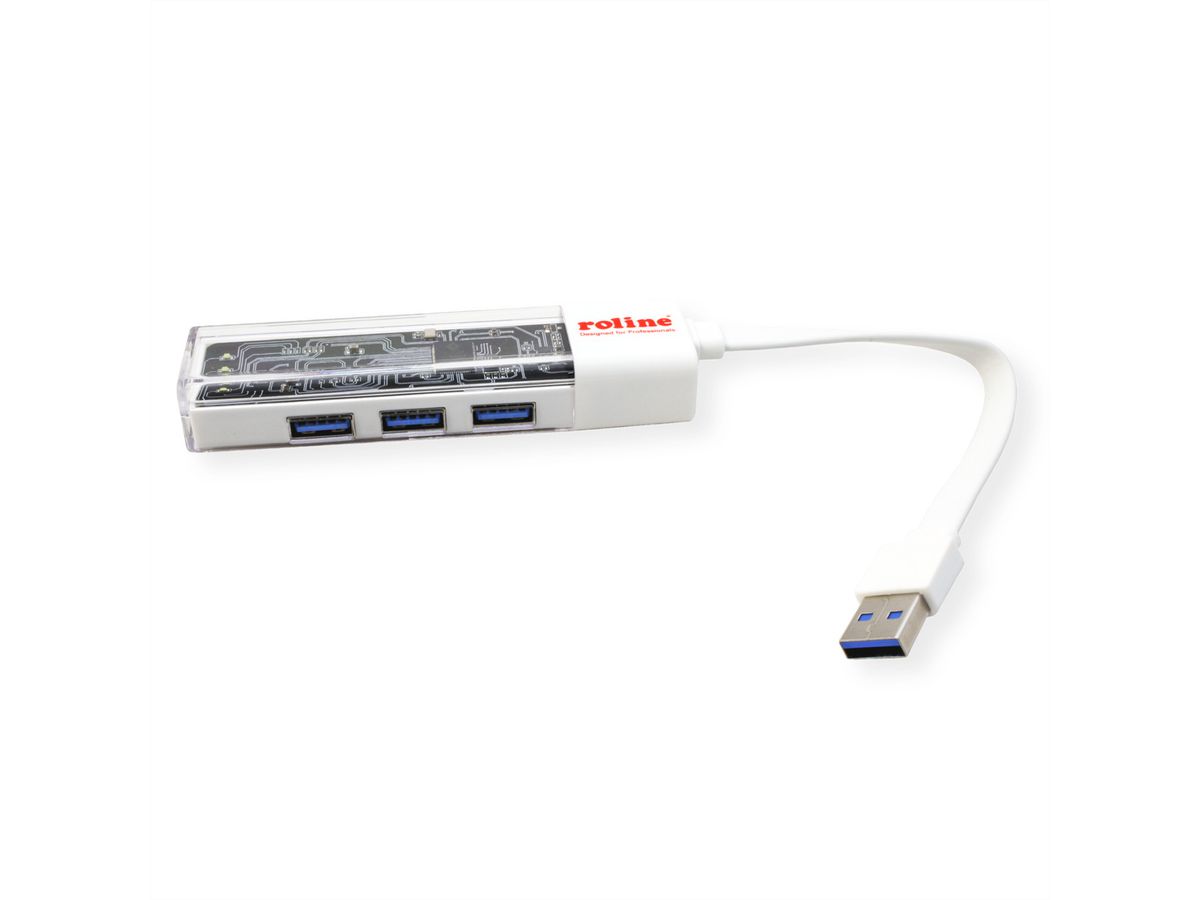 ROLINE Hub USB 3.2 Gen 1, 4 ports, type A+C