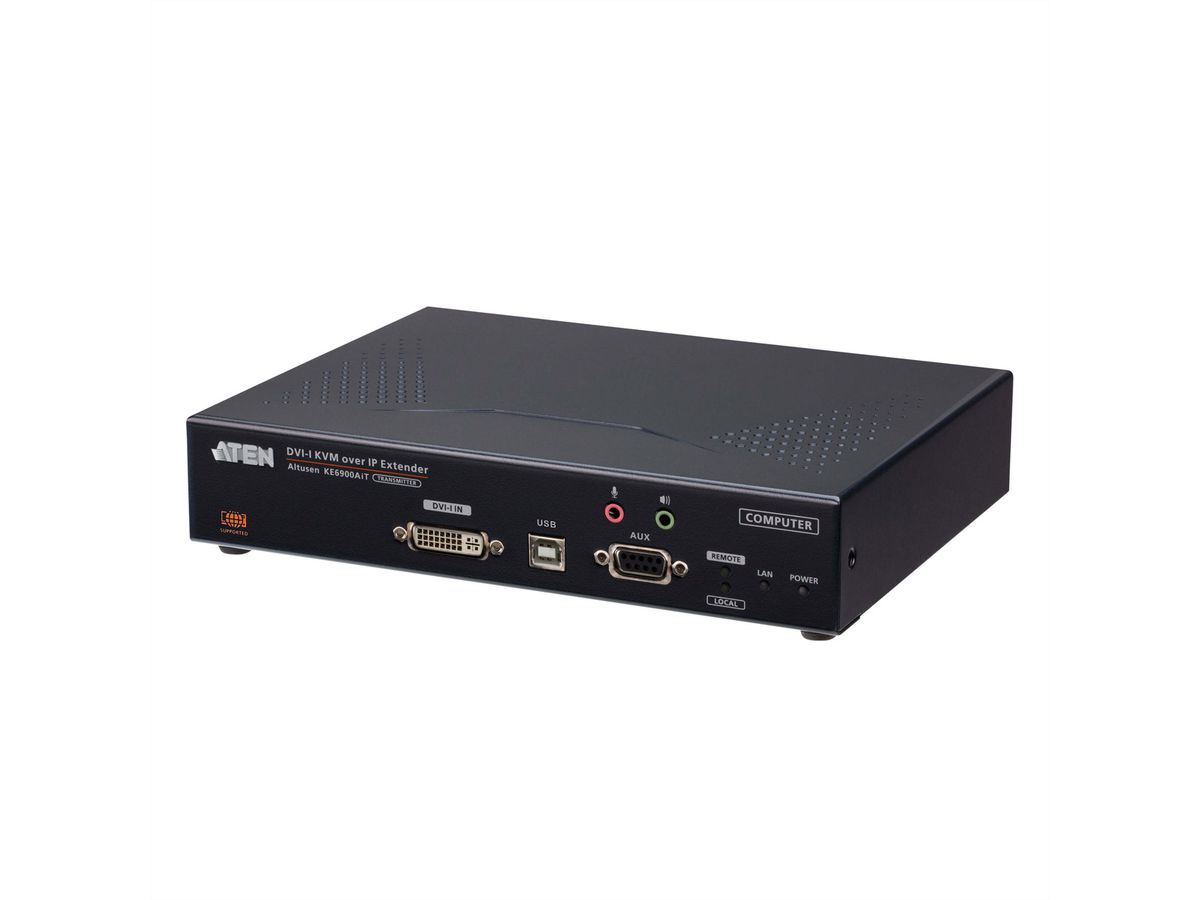ATEN KE6900AIT Émetteur KVM un affichage DVI-I sur IP avec accès à Internet