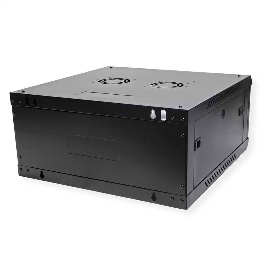 ROLINE 19" Boîtier mural Basic Plus 4U, 600x600 LxP noir
